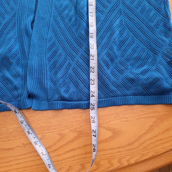 Turquoise Open Cardigan - Picture 5 of 5